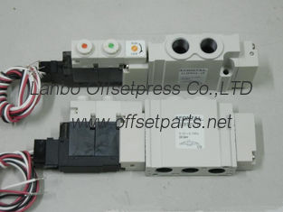 frontal  cylinder valve DC 24V A12FD25-1P , high quality original offset press spare parts for komori LS machine