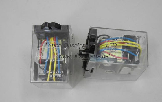 komori power relay , OMRON MM2XP-D DC24V  , offset printing spare part for all kinds of komori machine