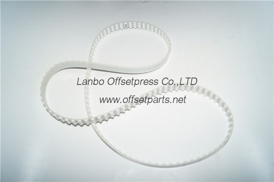 good quality white color toothed belt 00.580.3343 for offset printing machine
