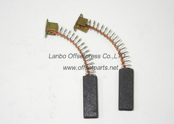 komori carbon brush 6x7x20 mm , offset spare part suction wheel motor used