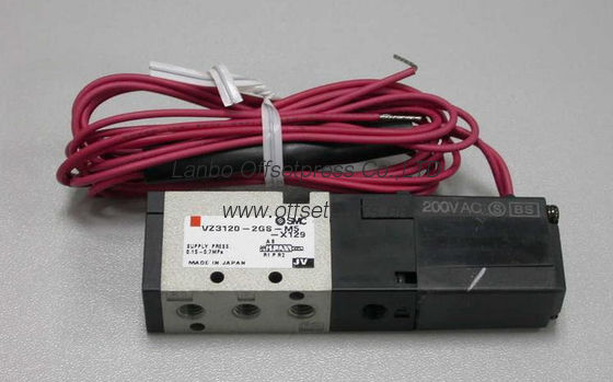 frontal DC 24V SMC VZ3120-5G-M5 pneumatic valve , high quality original frontal cylinder valve for komori machine