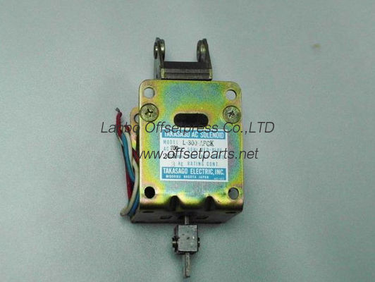 takasago electric magnet L-300-APCK AC 200V 50/60Hz , komori original takasago AC solenoid