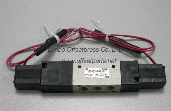 pneumatic valve AC 220V SMC VZ5423-2GS-01 ,high quality komori original spare parts PIG-4113-401