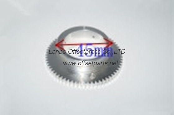high quality gear 64 tooth OD 66 x ID 36 x H 5.5 ,OD 45 , 5 holes