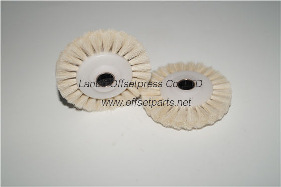 good quality white brush  wheel 58x10x16 mm for offset printing machine