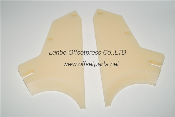 roland 800 stop plate L 225 x H 15 , 11 hole diameter for offset printing machine