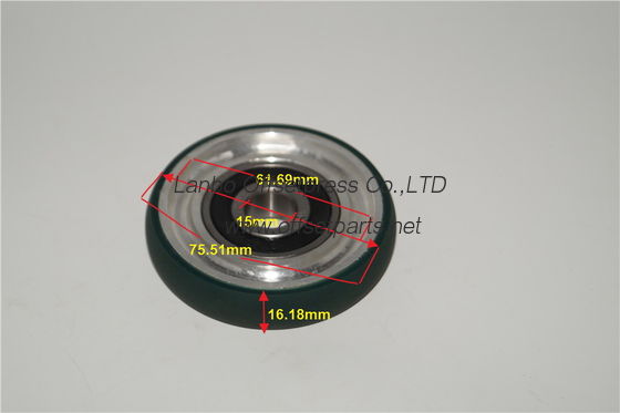 good quality cheap price KBA machine pressure wheel 75.51x61.97x16.18mm for sale