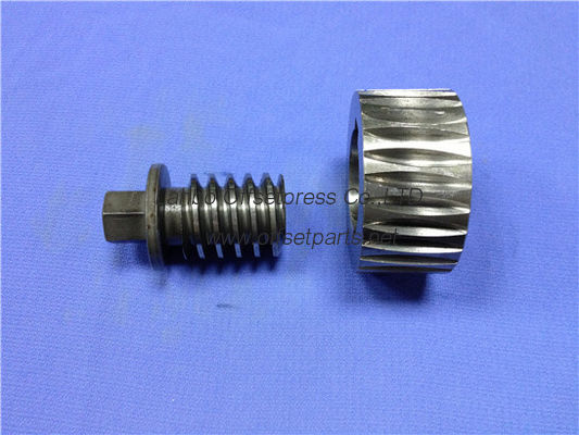Mitsubishi machine 5F-5 worm wheel OD 61x ID 35x H 30 mm 30 key groove with 61mm worm