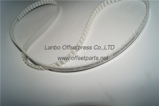 good quality white color toothed belt 00.580.3343 for offset printing machine
