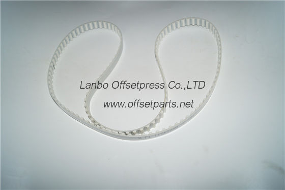 good quality white color toothed belt 00.580.3343 for offset printing machine