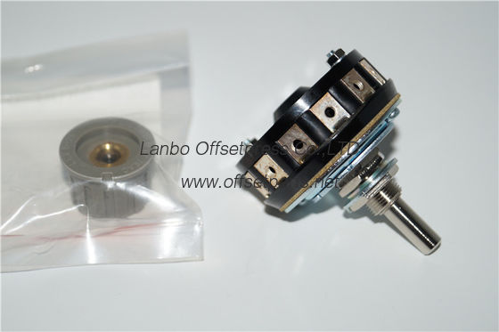 Komori original push button switch and knob,B-25,5ZS-A200-010,Komori original parts
