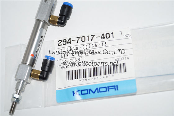 Komori original air cylinder,294-7017-401,CJ2D10-E0736-15 for L26,L28 machine